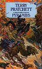 Book cover, Pyramids, Terry Pratchett; 85x140