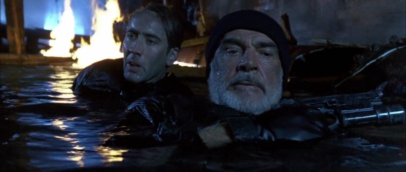 Nicholas Cage and Sean Connery in The Rock; Festivale film review;800x340