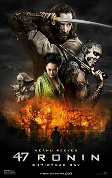 movie poster, 47 Ronin, Festivale film review; 220x349