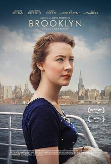 movie poster, Brooklyn, Festivale film review; 220x326