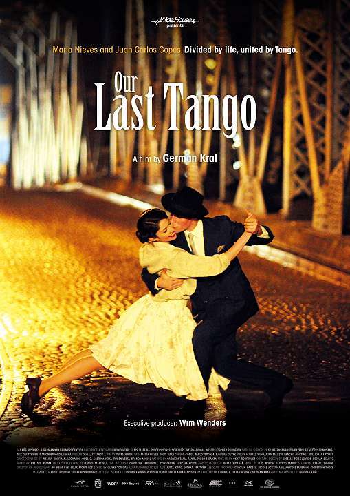 movie poster, Our Last Tango, Festivale film review page; 509x720