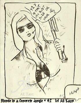 Blonde in a Cement Jungle #42; 280x359